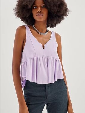 UO Amelia Babydoll Tank Top
